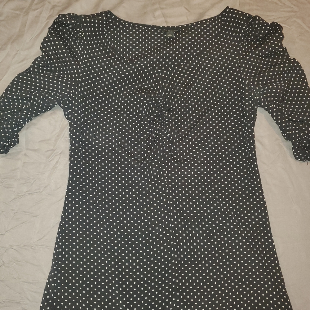 Silk polkadot blouse Ann Tyalor 4